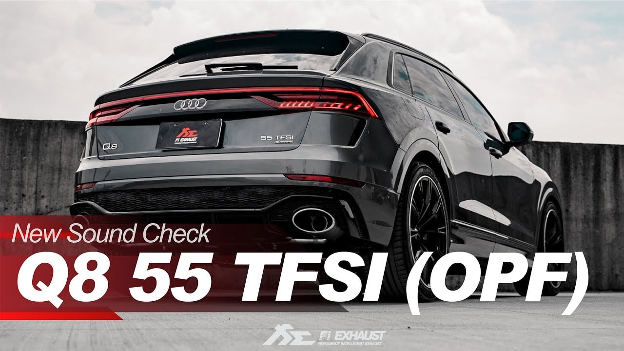Audi Q8 55 TFSI (OPF) | 2021- Sound Test, Acceleration w/ Valvetronic Fi EXHAUST Catback