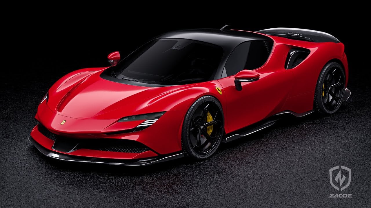 ZACOE Ferrari SF90 Stradale Carbon Fiber Body Kit