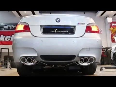 BMW E60 M5 with Fi Exhaust INCREDIBLE Loud Revs & acceleration !