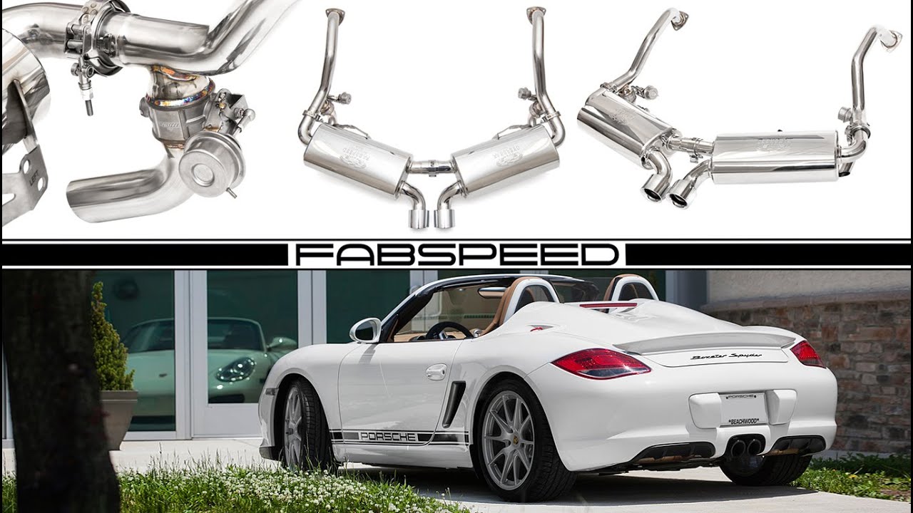 FABSPEED MOTORSPORT | 987.2  Boxster / Cayman TrackTec Valve Bypass Exhaust System