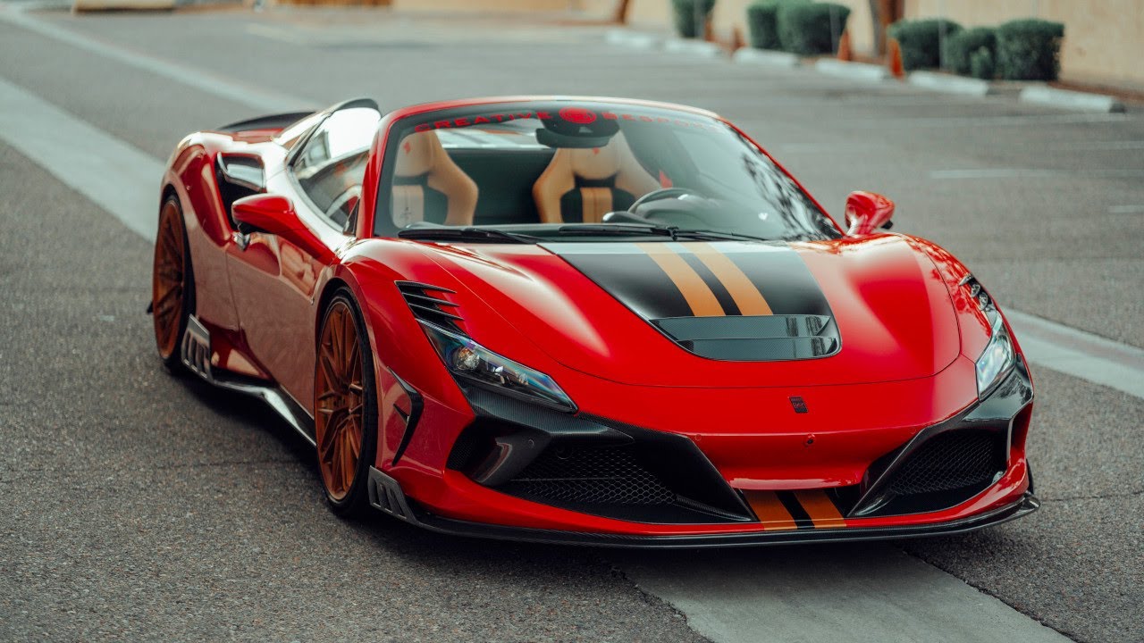 SEMA 2021 Ferrari F8 Spider Keyvany Limited Edition 14 of 20 by @CreativeBespoke w/ Fi EXHAUST