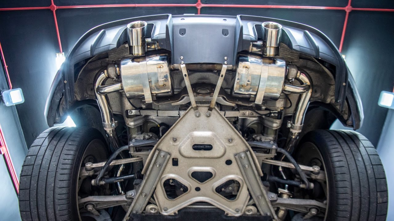 Porsche 718 Cayman Revving w/ Valvetronic Fi EXHAUST Catback X Utmost Downforce Garage