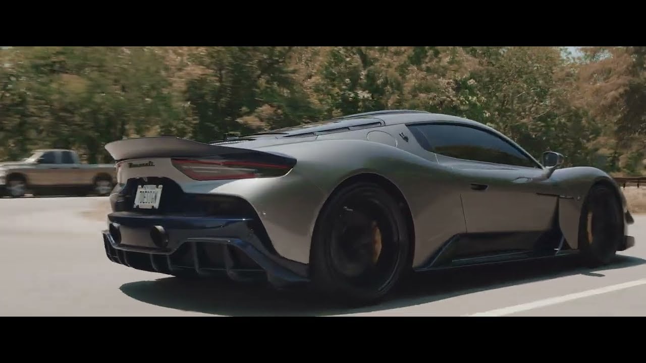 Blue Carbon Fiber Maserati MC20 ARIA by 7Design