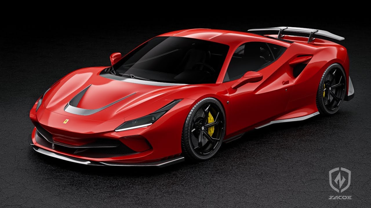 ZACOE Ferrari F8 Tributo Carbon Fiber Body Kit