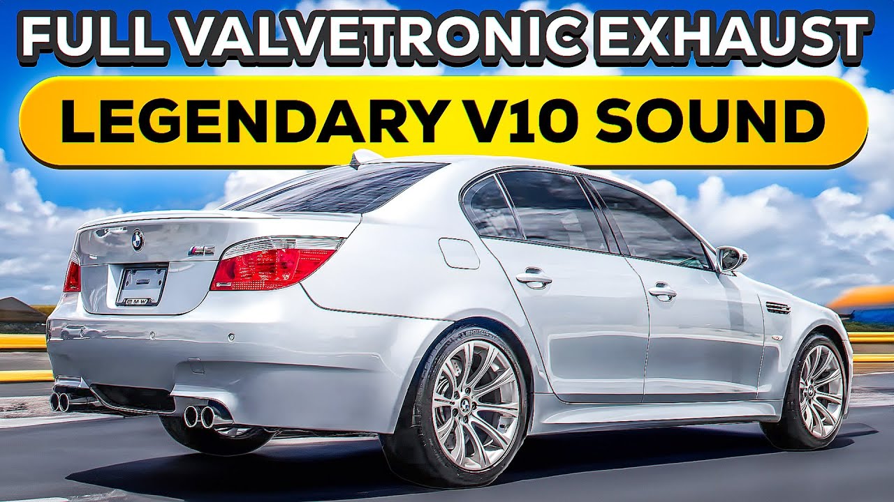 LEGENDARY V10 SOUND! Valvetronic Designs E60 M5 Valved Exhaust + Stock Headers