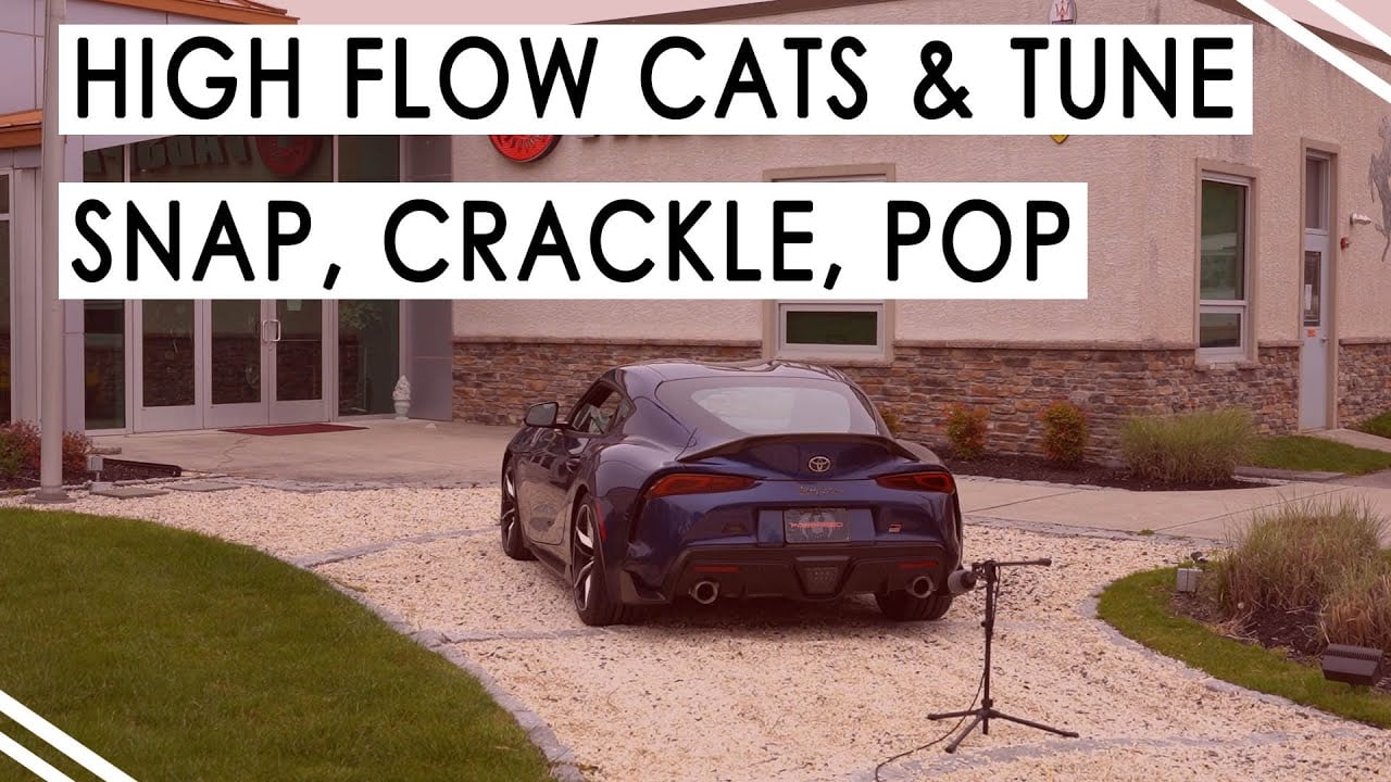 Toyota Supra 3.0L (2020+) | Stock Cat vs Fabspeed Sport Cat and Expertune | Sound Comparison