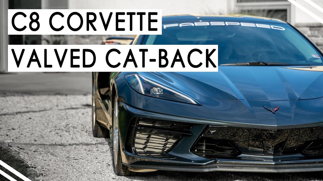 Corvette C8 (2020+) | Fabspeed Valvetronic Exhaust Demonstration | Valves Closed vs Open
