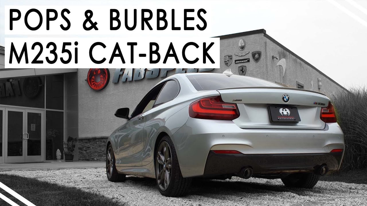 BMW M235i (2014-2016) | Resonator and Muffler Bypass | First Start, Revs, and Drive-By Sound