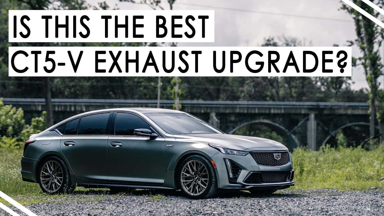 Cadillac CT5-V Blackwing 2022+ | Fabspeed Sport Cat Downpipes | Sound Comparison to Stock