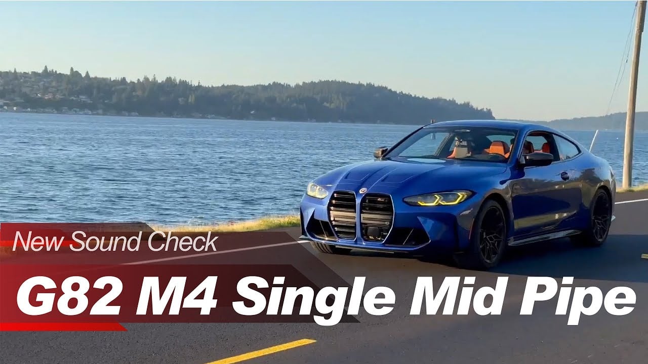 BMW G82 M4 Sound Test w/ Valvetronic Fi EXHAUST Single Front-Mid Pipe Ver X Woyshnis Garage
