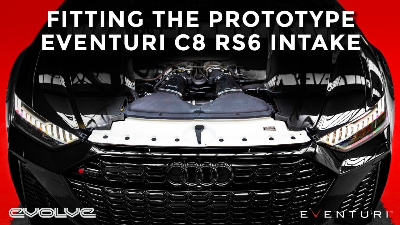 Test Fitting the Prototype Eventuri Intake for Audi C8 RS6 - Development Part 02