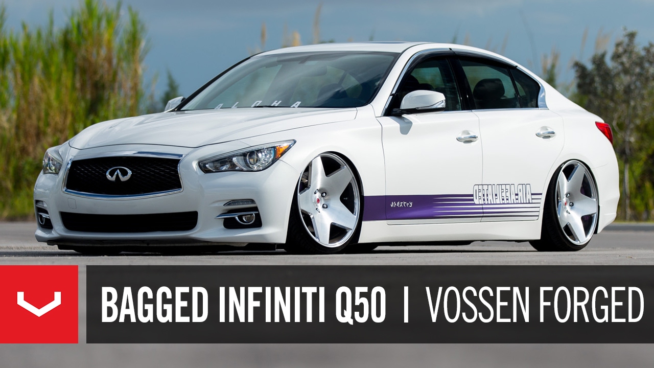 Bagged Infiniti Q50 | "Air Affiliated" | Vossen Forged VPS-318