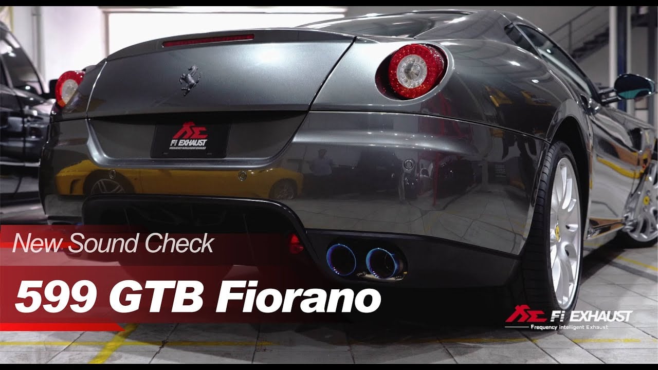 Ferrari 599 GTB Fiorano Idle Rev w/ Valvetronic Fi EXHAUST Catback X TDA Luxury Toys (Indonesia)