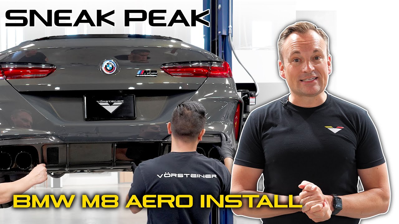 2019-2022 BMW M8 Carbon Fiber Aero Kit Install DIY