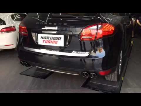 Porsche Cayenne S Hybrid with Fi Exhaust valve Open/ Close sound !