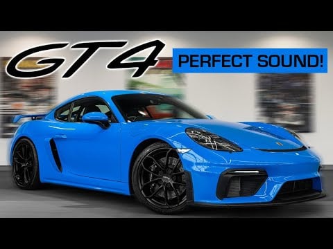 718 GT4 gets RSR Lungs!! Titanium Axleback + Over Axle Pipes + Headers