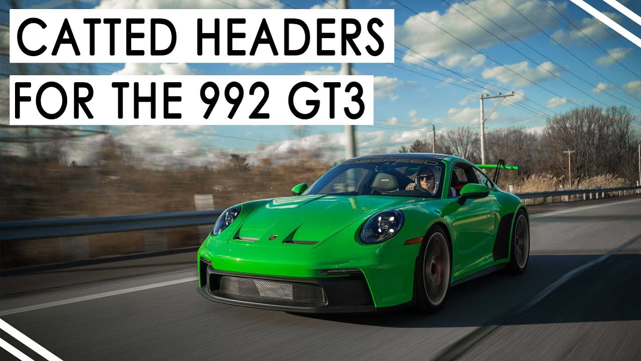 Porsche 992 GT3 2022+ | RENNKRAFT™ Modular Catted Headers | Sound Test and Comparison