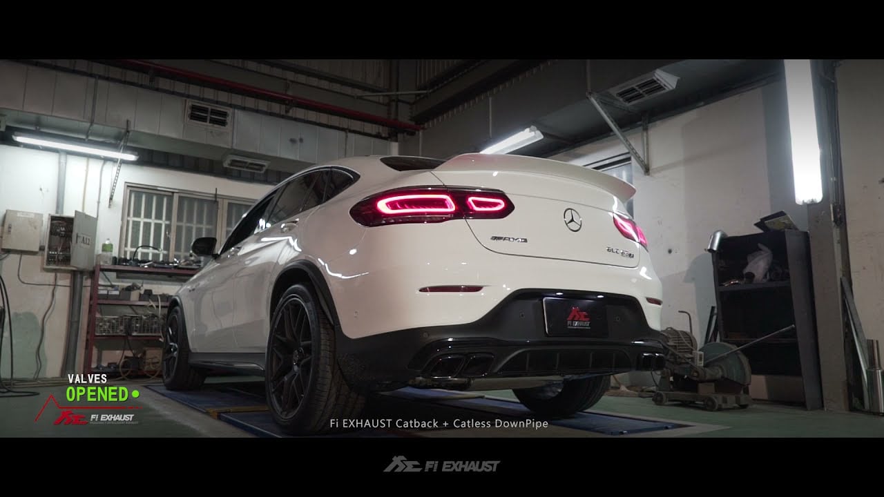 Mercedes-AMG C253 GLC63 S Coupe Facelift (2021) w/ Full Catless Valvetronic Fi EXHAUST