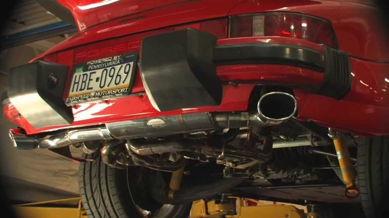 Porsche 911 Turbo 930 with Fabspeed Dual-Outlet Maxflo Muffler