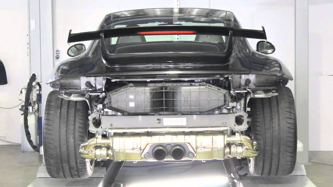Porsche 991 GT3 with Exhaust Kit 6 by Cargraphic