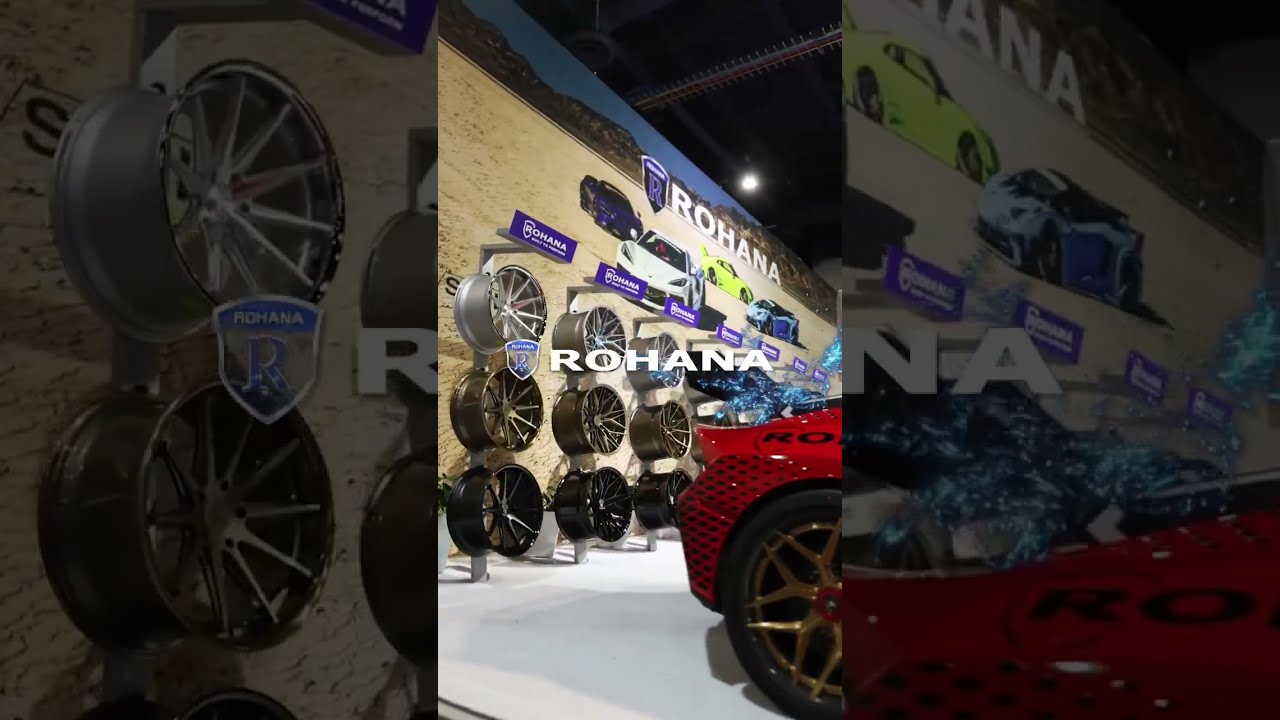 SEMA 2022 Rohana Wheels Booth! Triple Lamborghinis!! #Sema #Lamborghini #Sema2022 #RohanaWheels