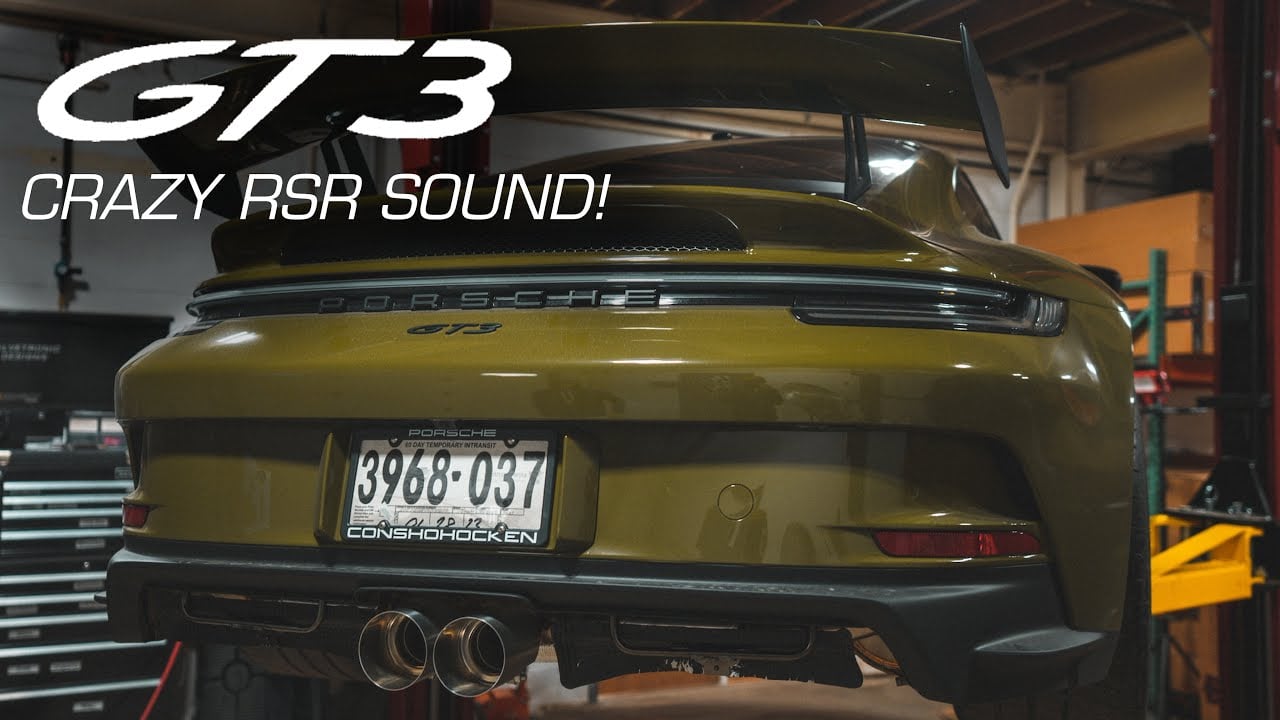 Porsche 992 GT3 with Valvetronic Designs Stainless Exhaust System + 200 Cell Headers