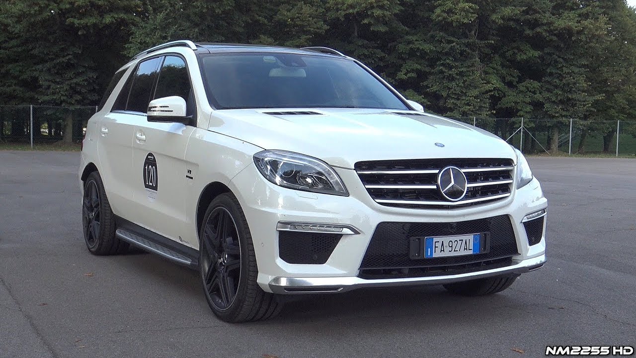 Mercedes ML63 AMG V8 Bi-Turbo with Capristo Valvetronic Exhaust LOUD Sounds!