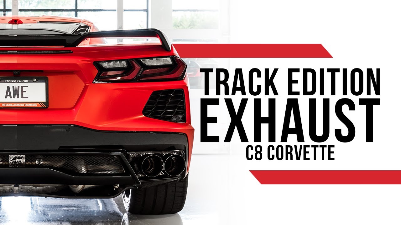 AWE Track Edition Exhaust for the Chevrolet C8 Corvette
