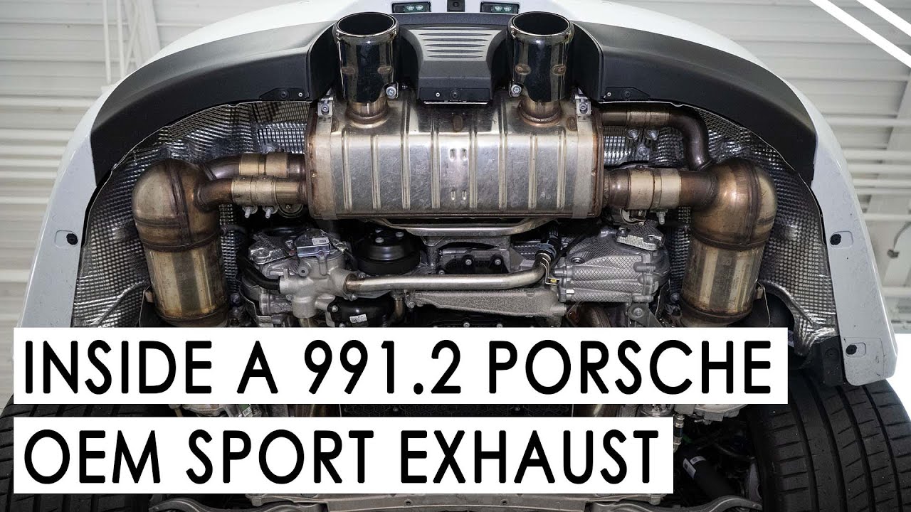 Porsche Carrera 991.2 2017-2019 | How the PSE Muffler Works | Explanation with Cut Open Muffler
