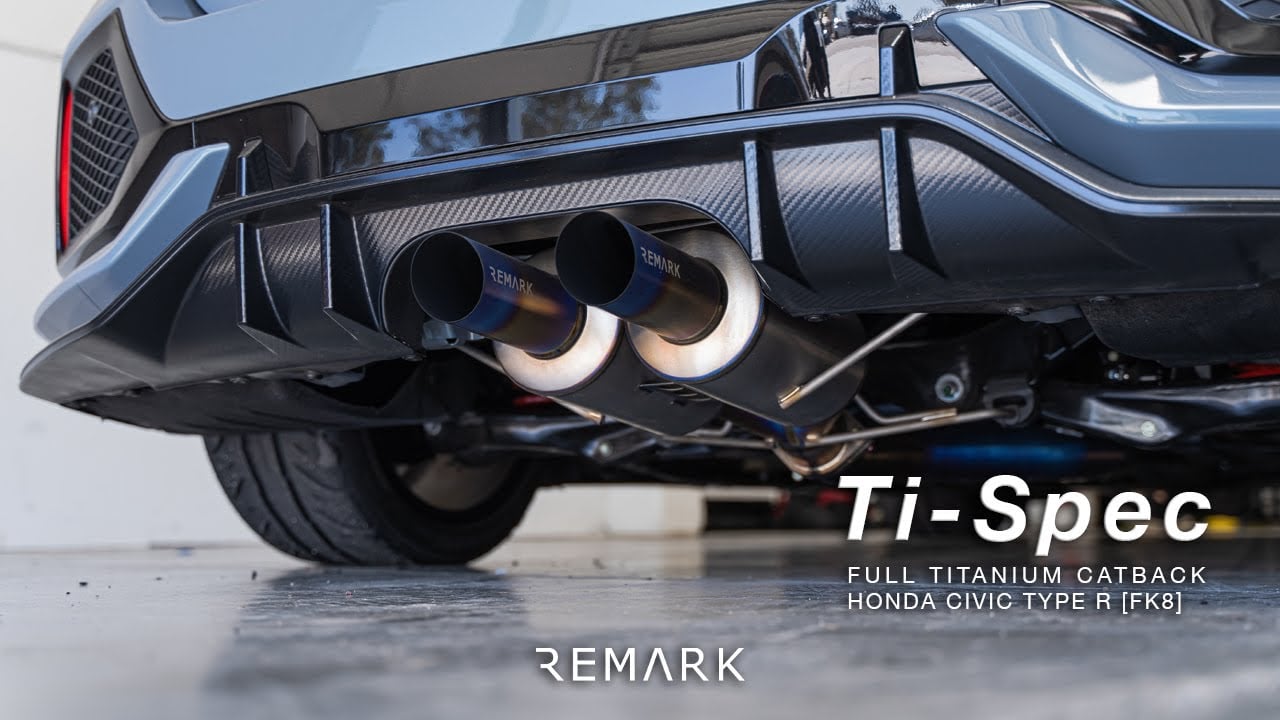 REMARK Ti Spec - Honda Civic Type R [FK8] Full Titanium Catback Exhaust System