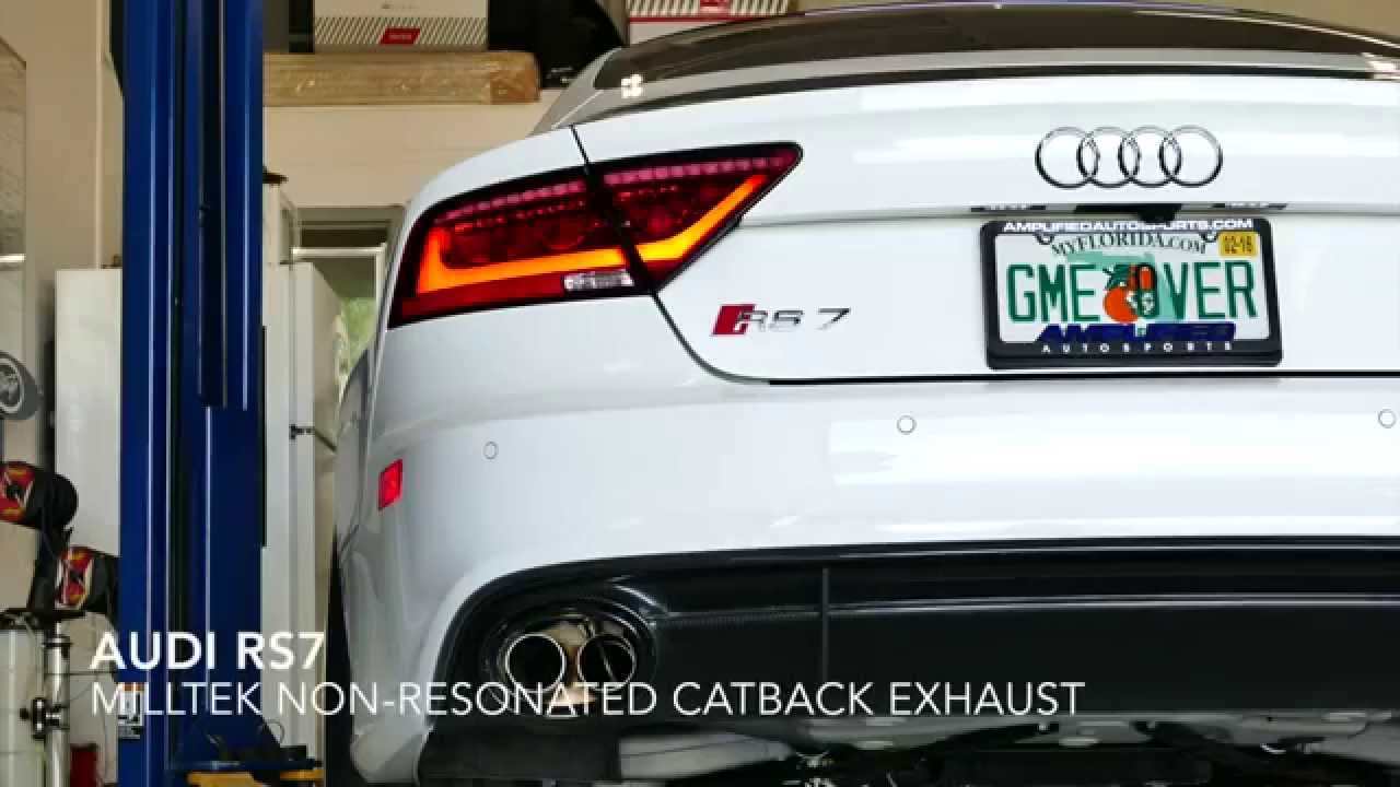 Milltek Exhaust on the Audi RS7