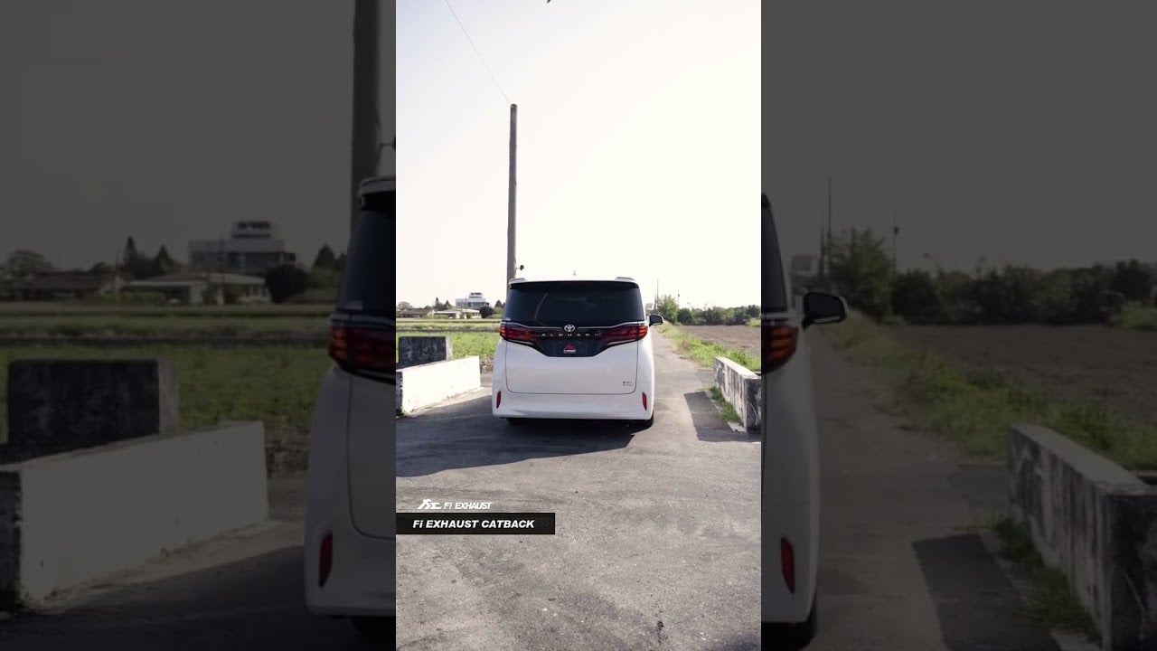 2023 AH40 Toyota Alphard Acceleration Sound Test w/ Valvetronic Fi EXHAUST Catback