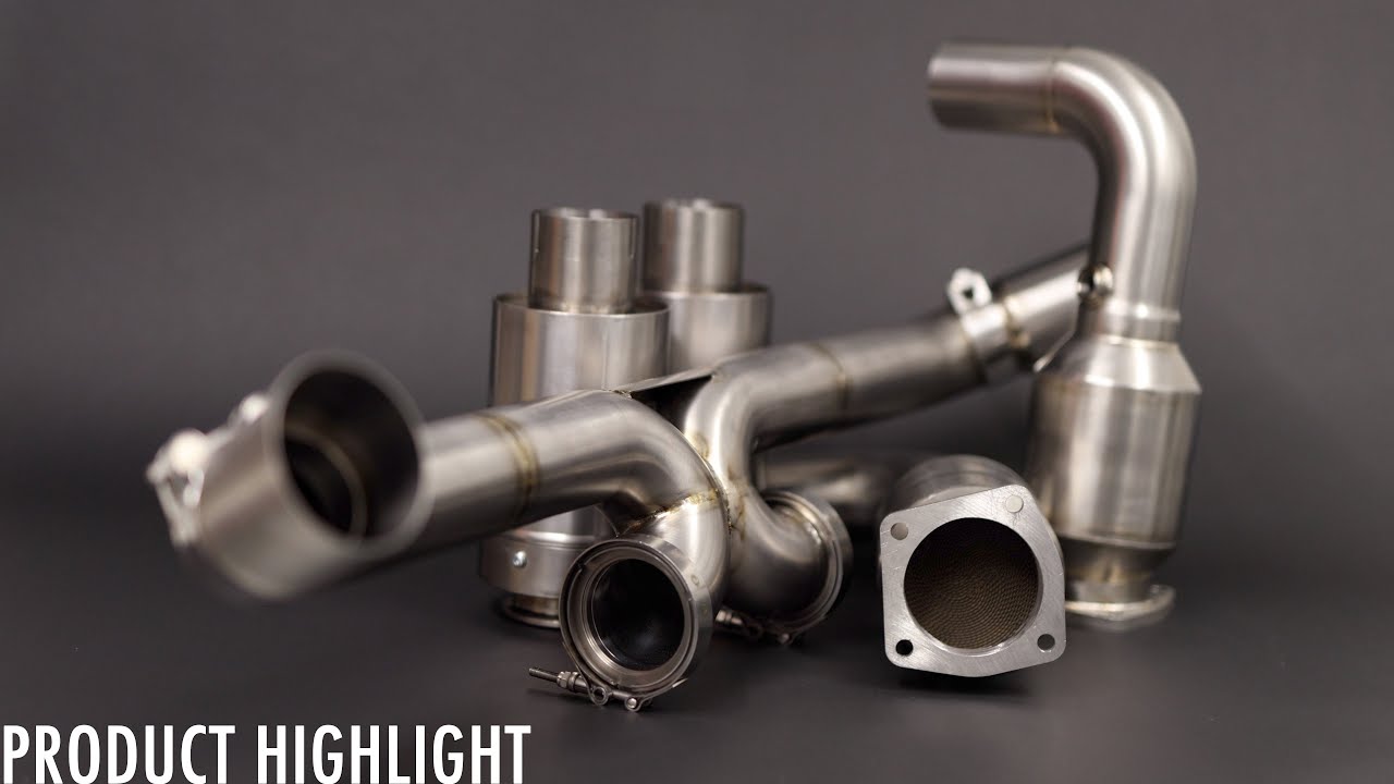 JCR 997 GT2 / RS TITANIUM RACE PIPE (SILENCED / RACE CAT)