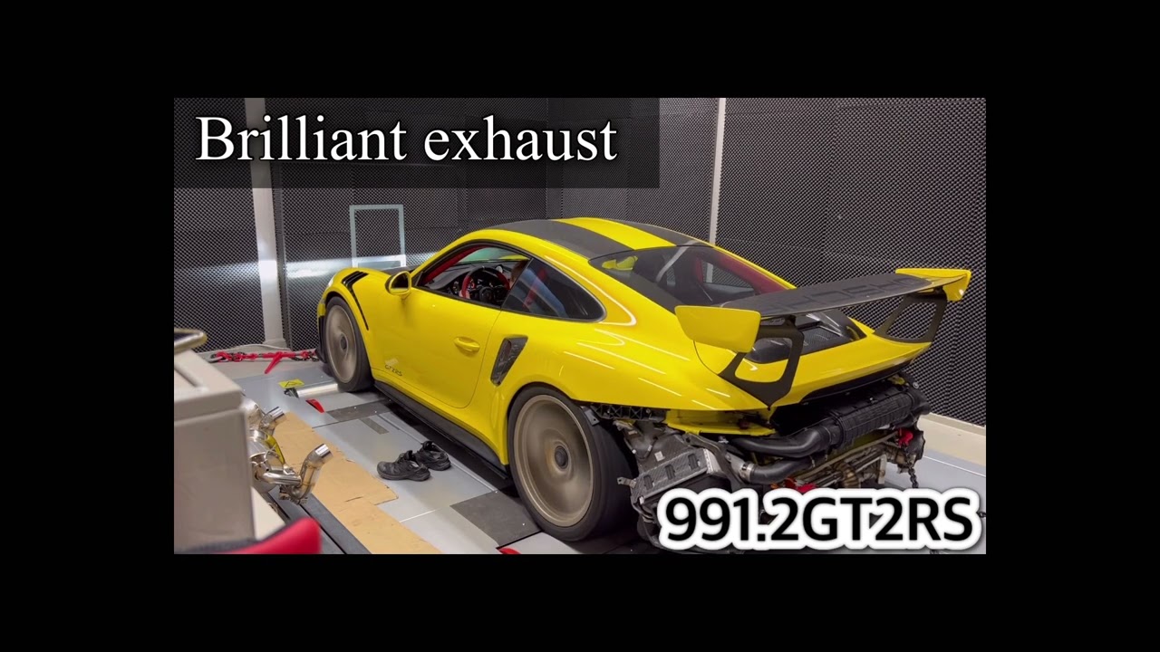 [Brilliant exhaust] Porsche 911  991.2GT2RS ポルシェ　エキゾーストサウンド ブリリアントエキゾースト マフラー