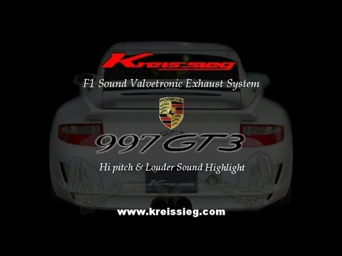 ポルシェ 997 GT3 マフラー サウンド ハイライト (クライスジーク)