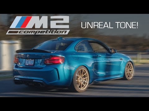 CRAZIEST M2 COMP SOUND! F87 M2 Competition Full Stainless Exhaust + Free Flow Downpipes