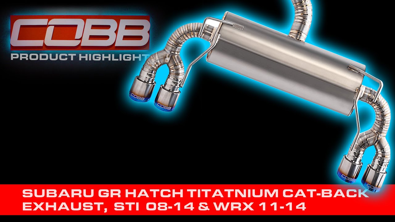 COBB Tuning - Product Highlight - Titanium Exhaust for Subaru GR Hatch
