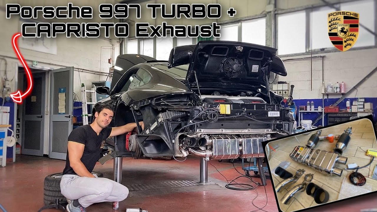 Scarico CAPRISTO su Porsche 997 Turbo Mk1? PAZZESCO!💥 Unboxing + Installation Exhaust + Test Drive