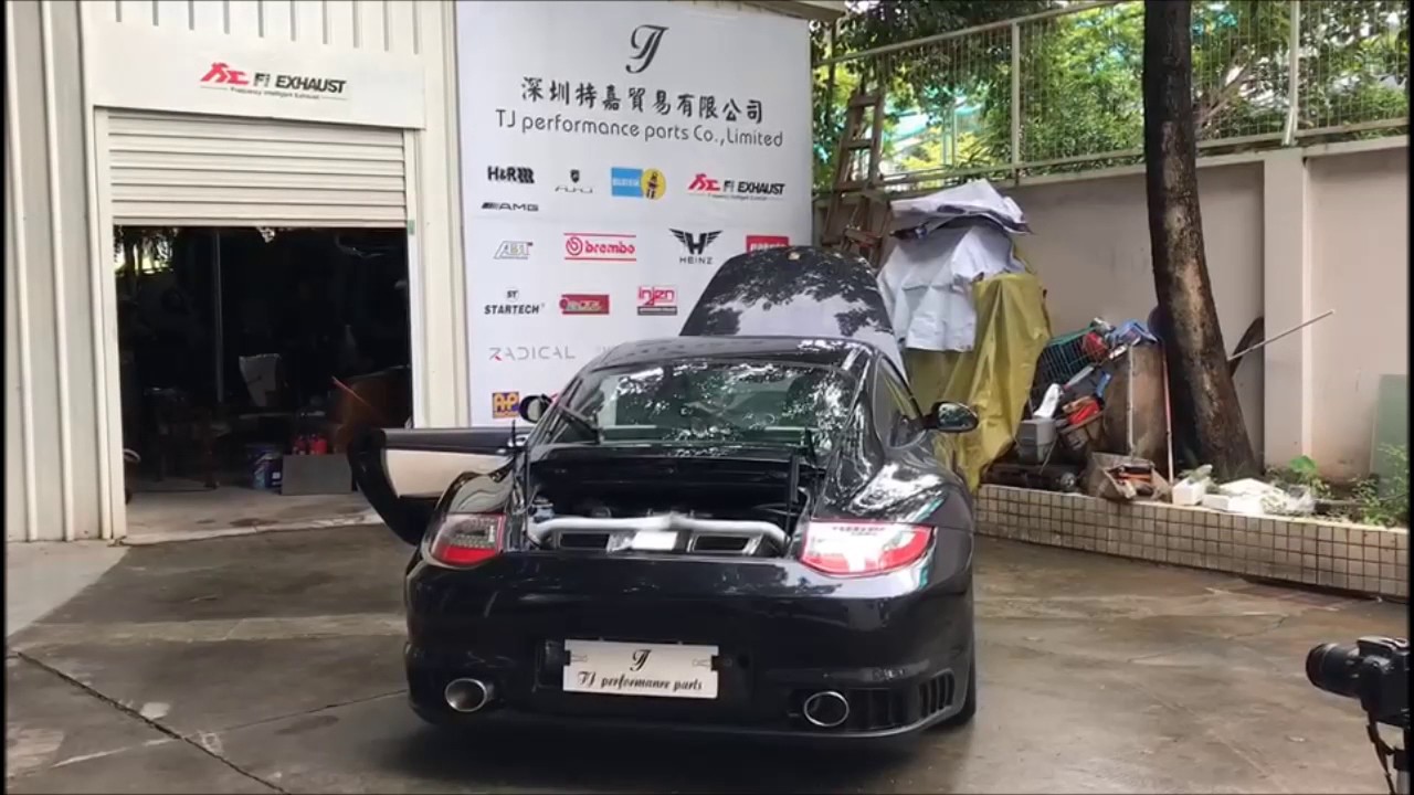 Porsche 997 .2 Turbo x Fi Exhaust - Sound Check Insane Sound !