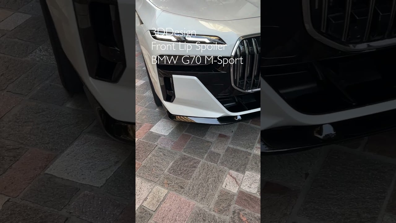 BMW 7シリーズの フロントリップスポイラー