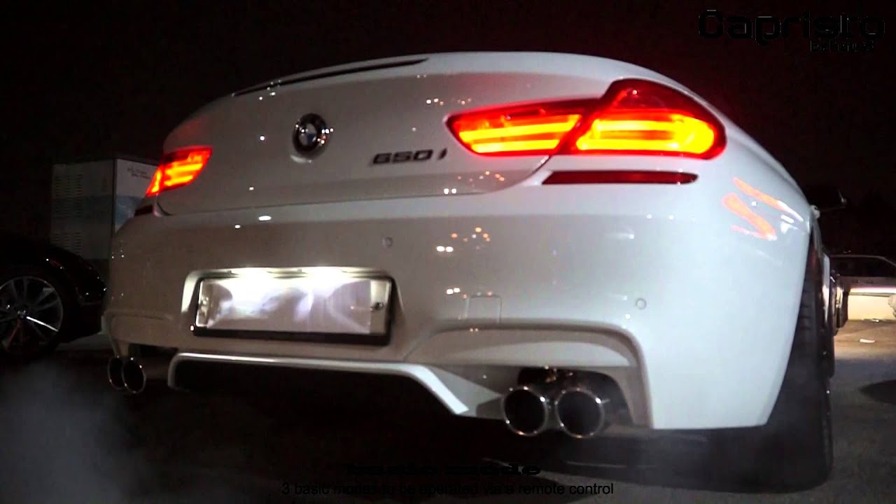 Capristo exhaust BMW 650i F12 F13 F06 WITH VALVE