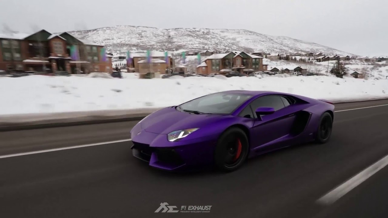 Lamborghini Aventador LP700-4 (Volcano Version) X Fi EXHAUST