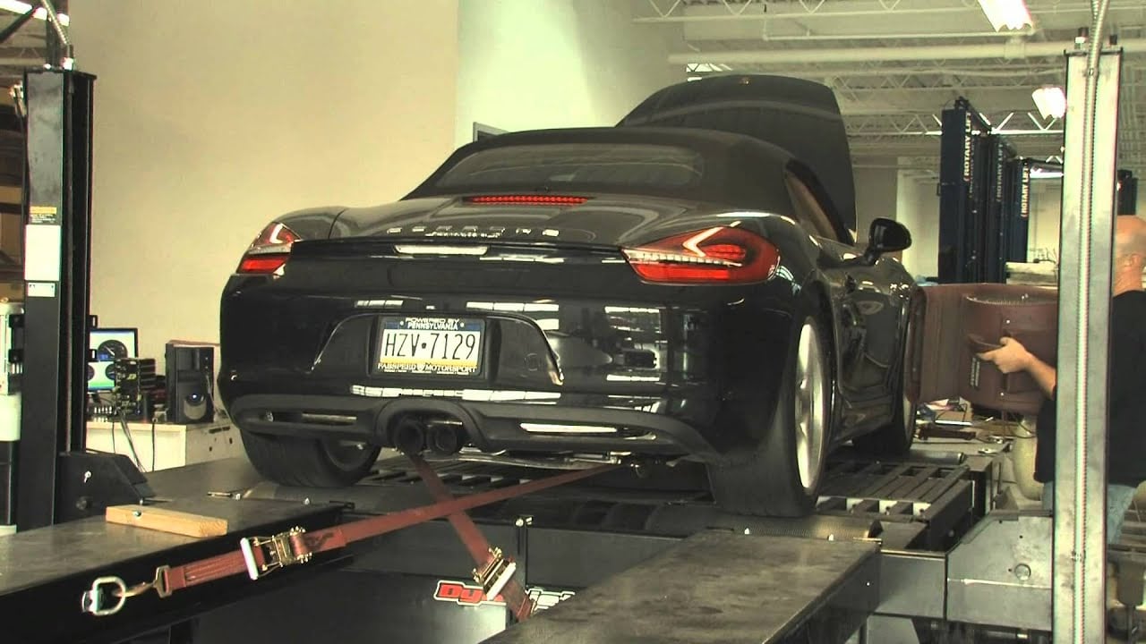 Porsche 981 Boxster S (2013-2016) | Fabspeed Maxflo Muffler | Demo & Dyno
