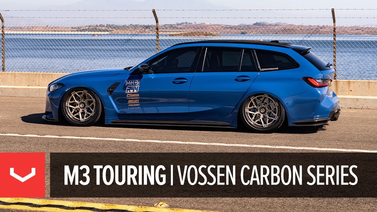 BMW M3 Touring on Air & Unreleased Vossen Carbon Series