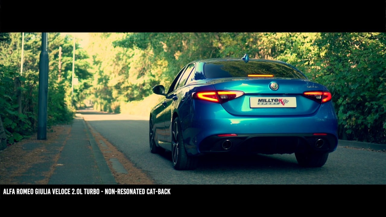 Milltek Sport - Alfa Romeo Giulia Veloce