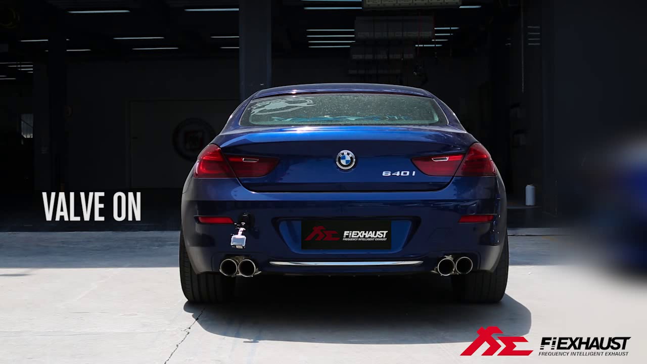BMW F12 F13 640i x Fi Exhaust - Sound Check l  Valve Open & Close