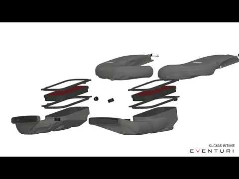 Mercedes GLC63S Eventuri Intake System CAD