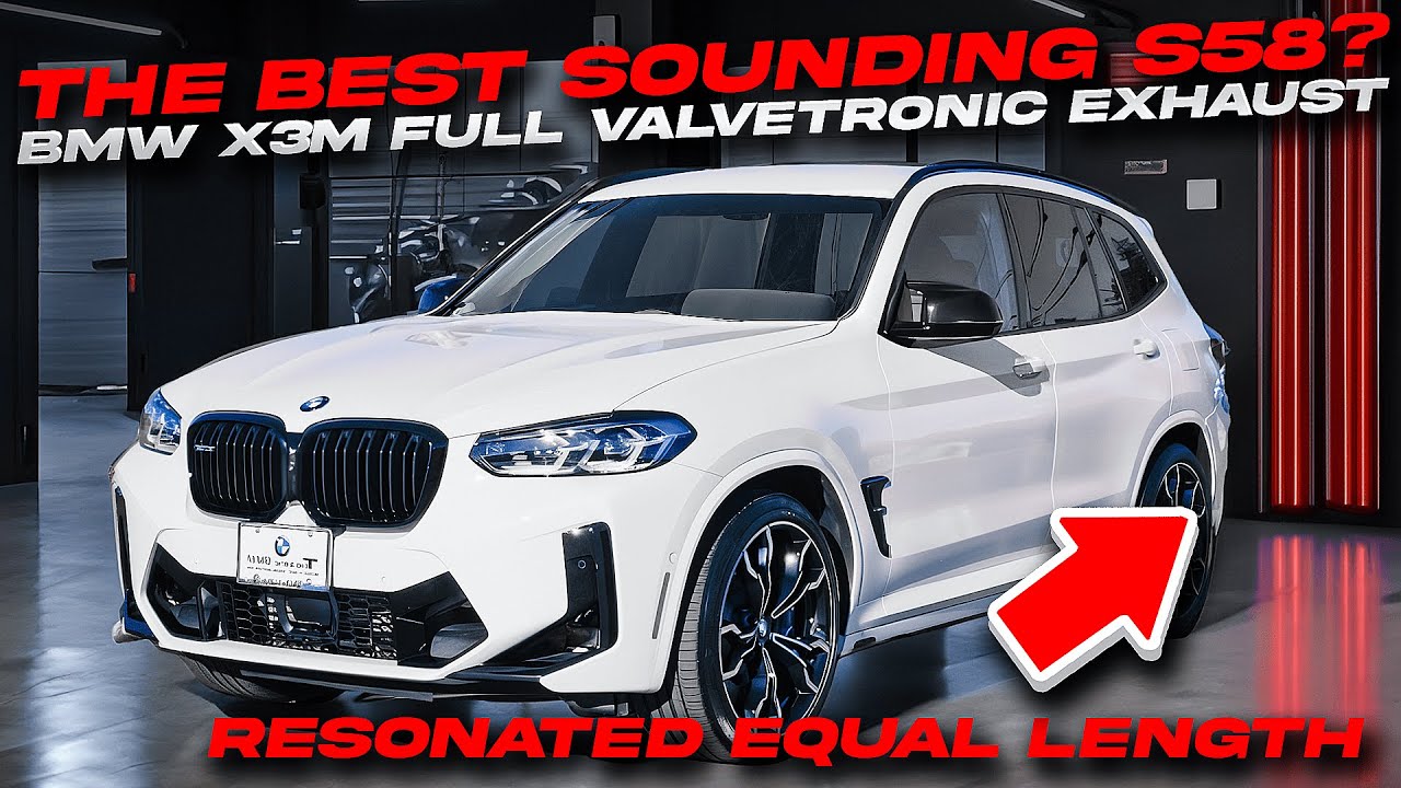 BMW X3M with RESONATED EQUAL LENGTH Exhaust – The Perfect S58 Sound! | Valvetronic Designs