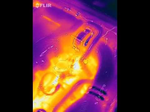 Audi RS5 Eventuri Intake - Thermal Imaging