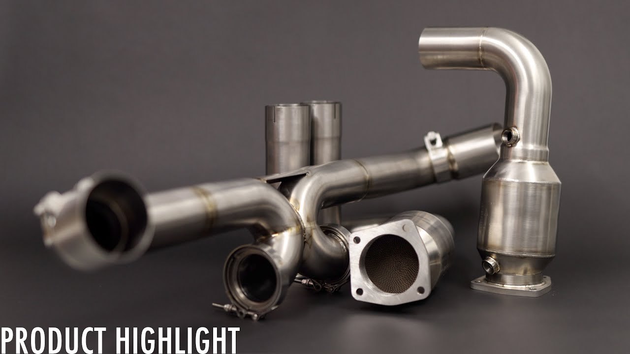 JCR 997 GT2 / RS TITANIUM RACE PIPE  (NON SILENCED / RACE CAT)